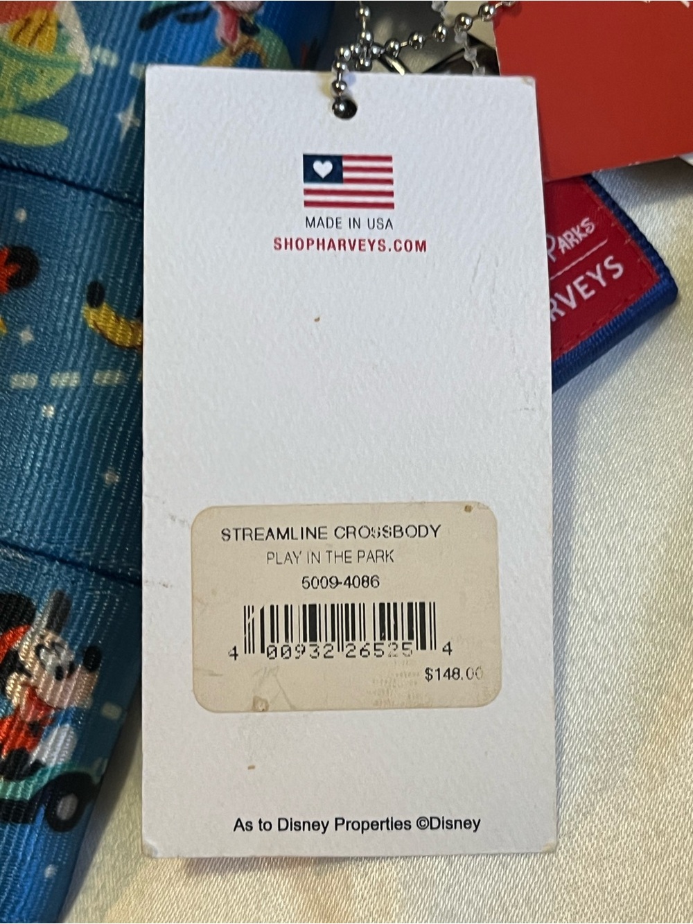 NWT Harveys x Disney Play in the Parks Streamline Crossbody - Picture 3 of 8